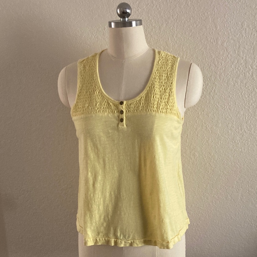 Aventura Organic Cotton Yellow Tank Top